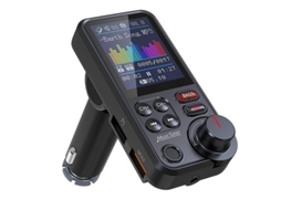 Transmissor Fm Bluetooth Veicular, Carga Rápida, Graves