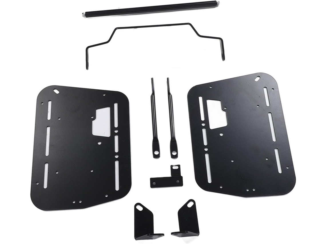 Kit De Suporte Lateral Para Alforges Motocicleta, Estrutura Em Aço Carbono Com Sistema De Liberação Rápida, Compatível