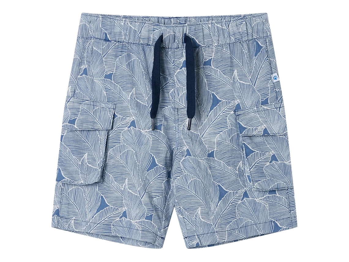 Calções De Criança Com Cordão Azul-escuro 104