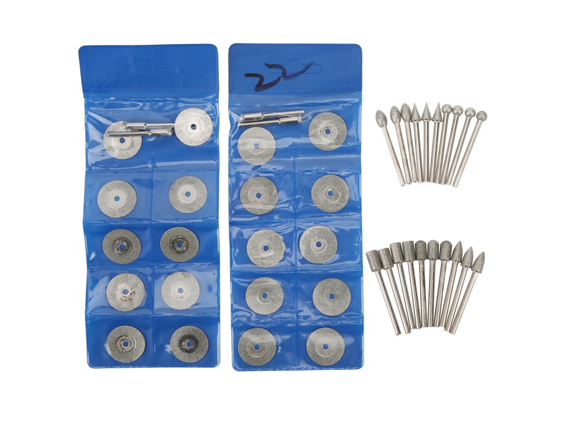 Conjunto De Ferramentas De Misturadora Eléctrica Com Disco De Corte Mini, Lâmina De Serra Circular E Discos De Esmeril Para Trabalho De Madeira
