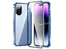 Capa De Vidro Temperado Hd Para Iphone 16 - Fecho Magnético Duplo