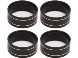 Conjunto de 4 Grampos Internos de Latão para Rodas de 2,5 Cm, SFUSHOS