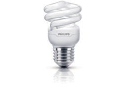 Lâmpada Espiral Tornado 8W WW E27 220-240V 1PF/6 Philips