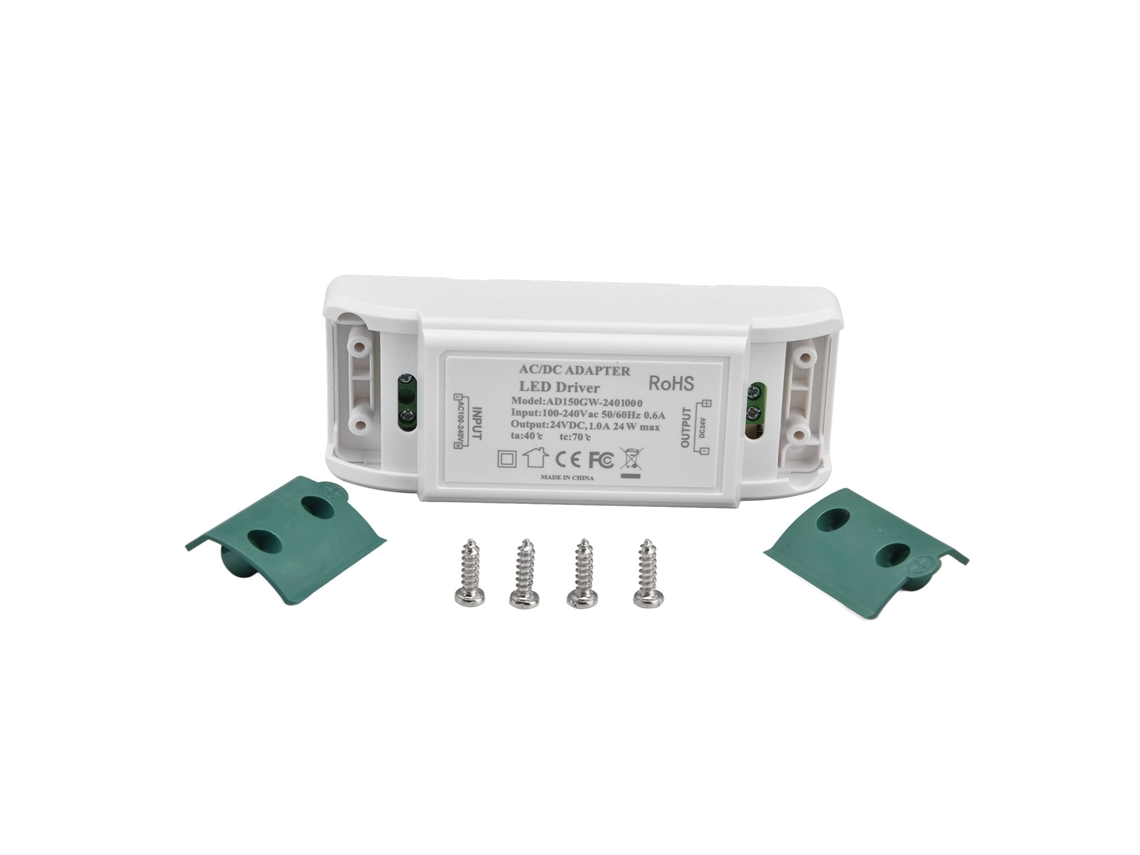 Driver LED de corrente constante com proteção contra curto circuito e sobrecarga 24v 60w | S/MARCA