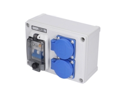 Tomada Parede Dupla Alemã Com Rcd 40a 230v