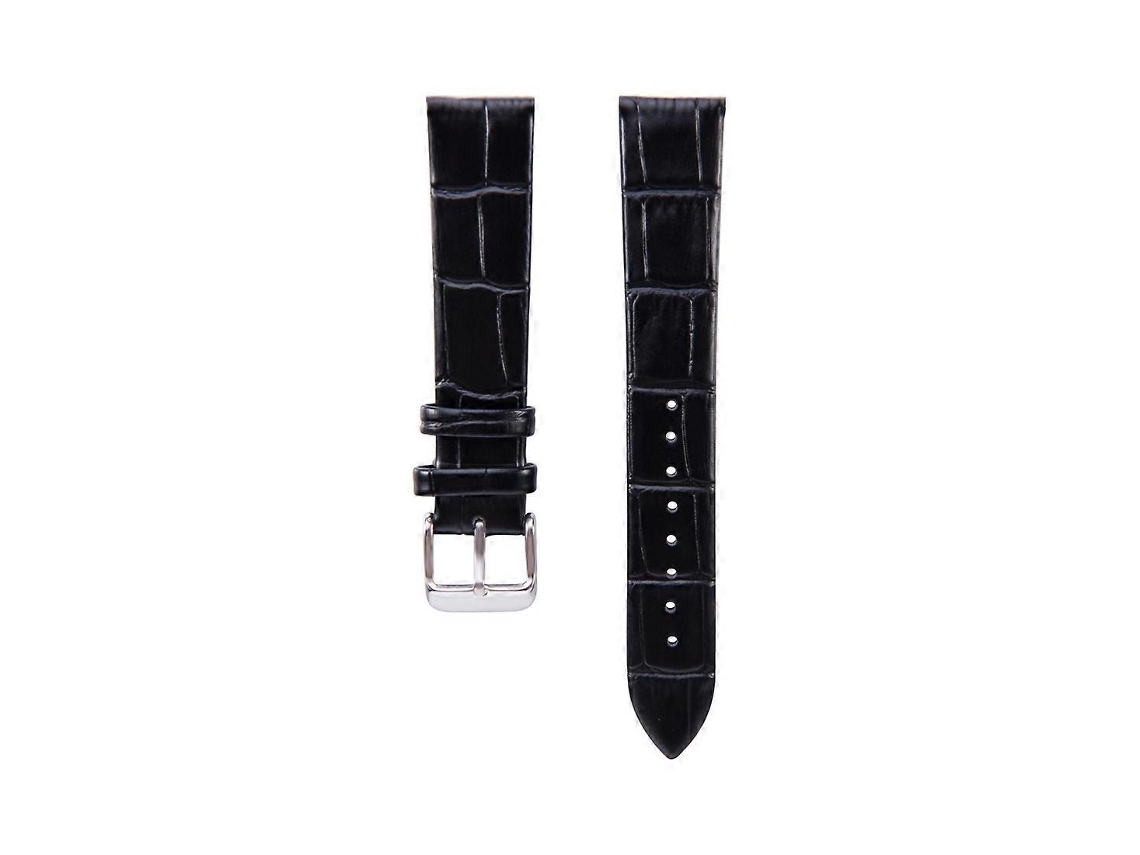 Pulseira De Couro De Bambu Para Relógio Huawei B5 (preta)