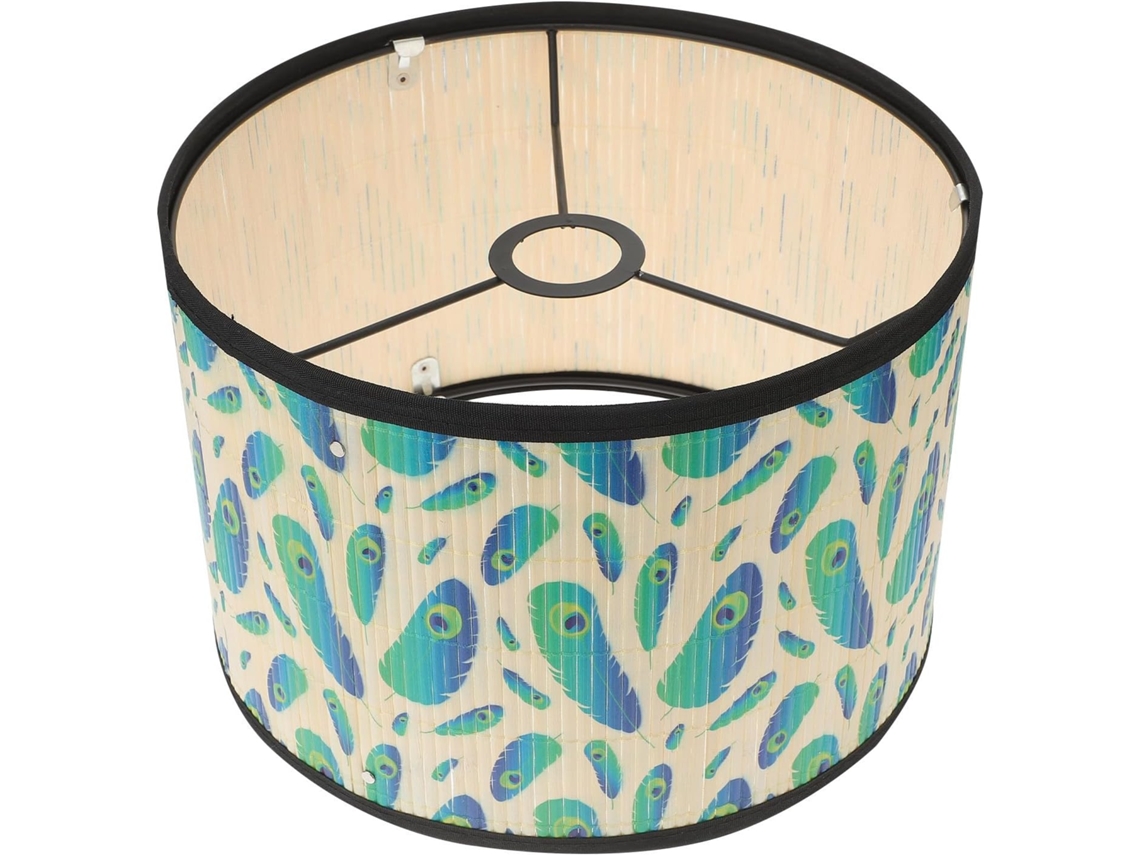 Abajur Vintage De Bambu Verde Com Soquete E27