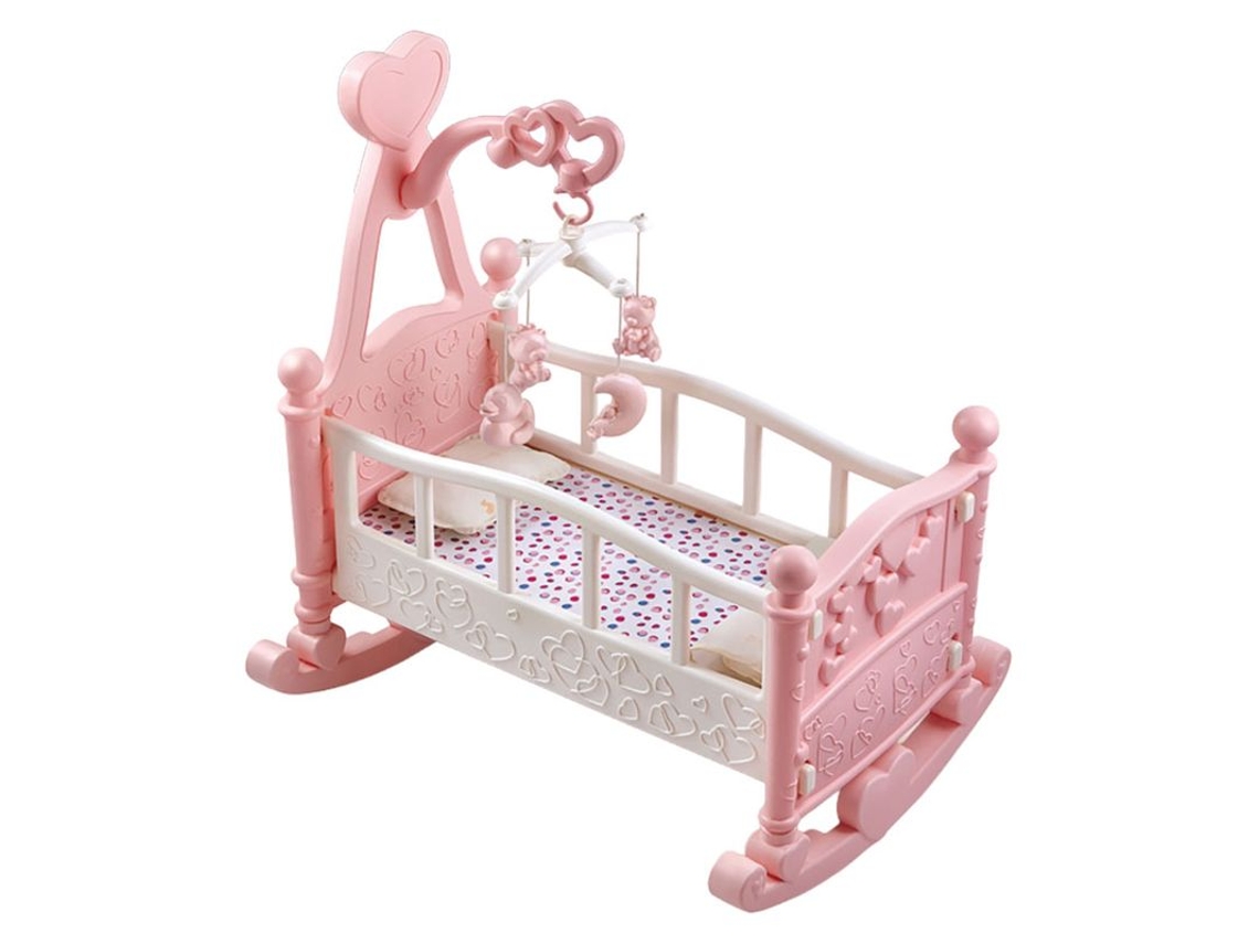 Varinha de berço Baby Carousel com acessórios rosa 25306
