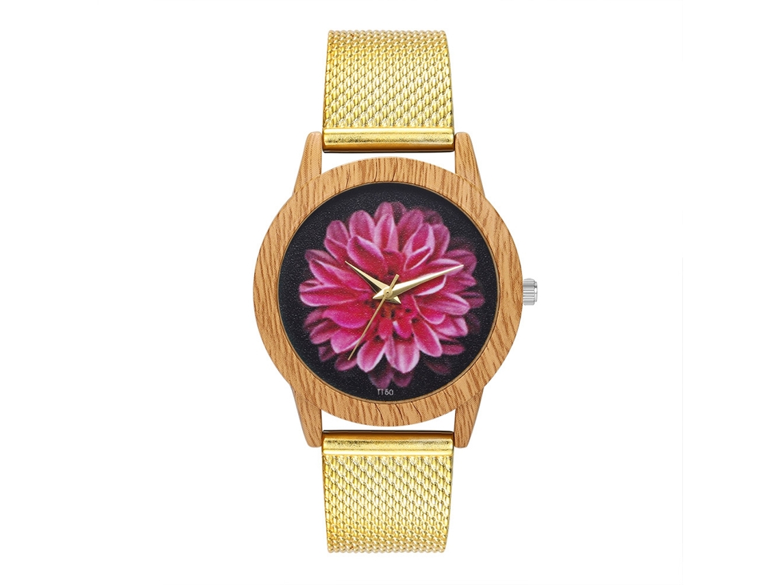Reloj De Pulsera De Cuarzo Para Hombre Y Mujer Con Correa De Silicona Simple Moda Zhoulianfa Oro