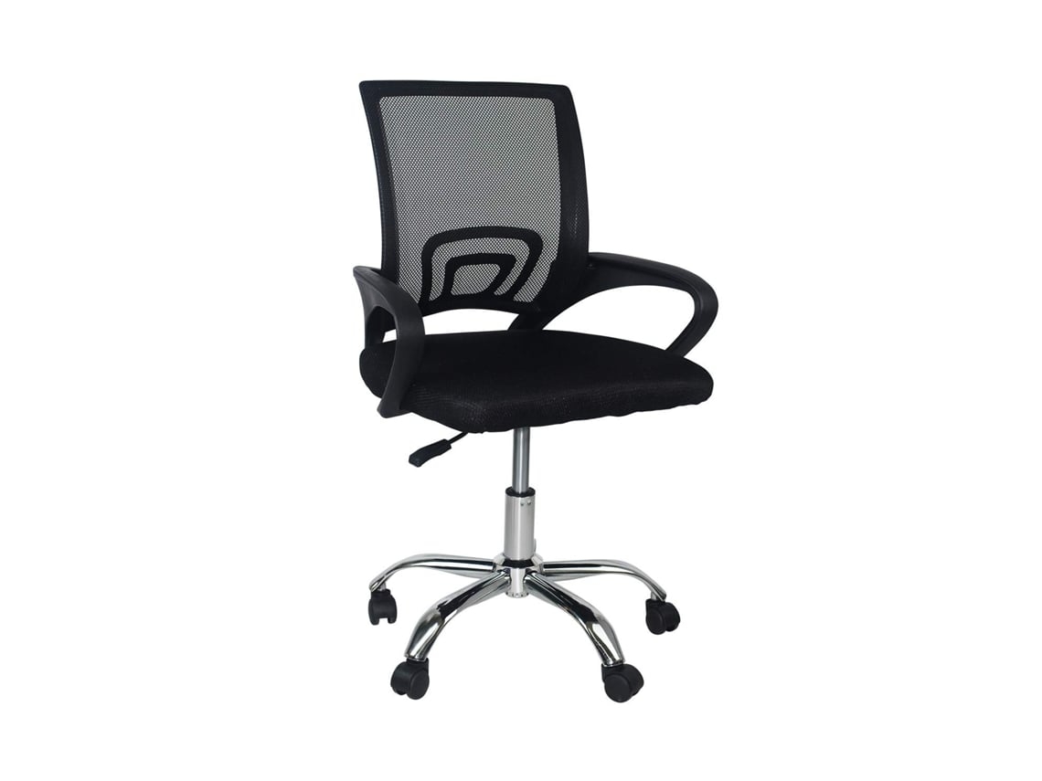 Cadeira de Secretária Clássica com Rodas 95x65x52cm O91 (Outlet Grade A)