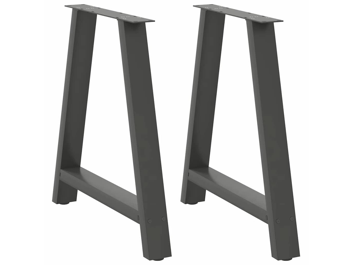 Dining Table Leg, Dining Table Legs Vidaxl Antracite Aço (70 X (72-73) Cm)
