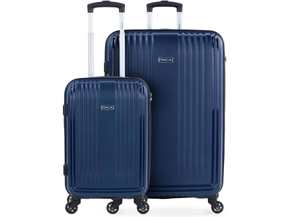 Conjunto de Malas de Viagem ITACA TSA Lock Azul