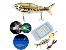 Isca Elétrica Robótica com Led Recarregável Usb