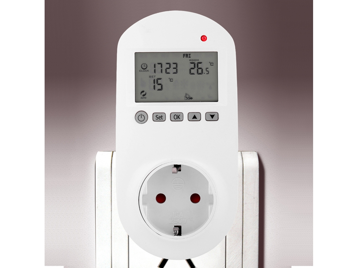 Lurelia Termostato Digital, Temporizador Programável Com Grande Visor Lcd Para Fácil Controlo De Temperatura E Eficiência Energética