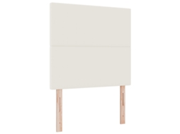 Cabeceira Estofada Creme Para Camas Vidaxl Creme Tecido (80cm)