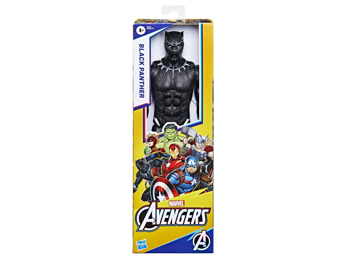 AVENGERS Titan Hero Series Pantera Negra AVENGERS (Idade Mínima Recomendada: 4 Anos)