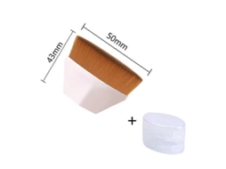 Pincel De Maquiagem Para Base E Blush Com Estojo Protetor Everley891