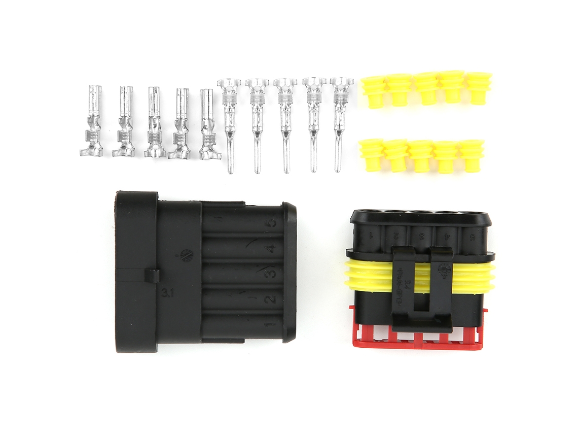 Laxiscreed Kit De Conexões Elétricas À Prova D'água Para Automóveis, Conector Resistente À Água