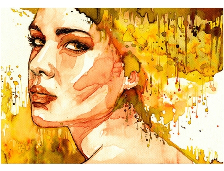 Papel de Parede ARTGEIST Amber Lady (150x105 cm)