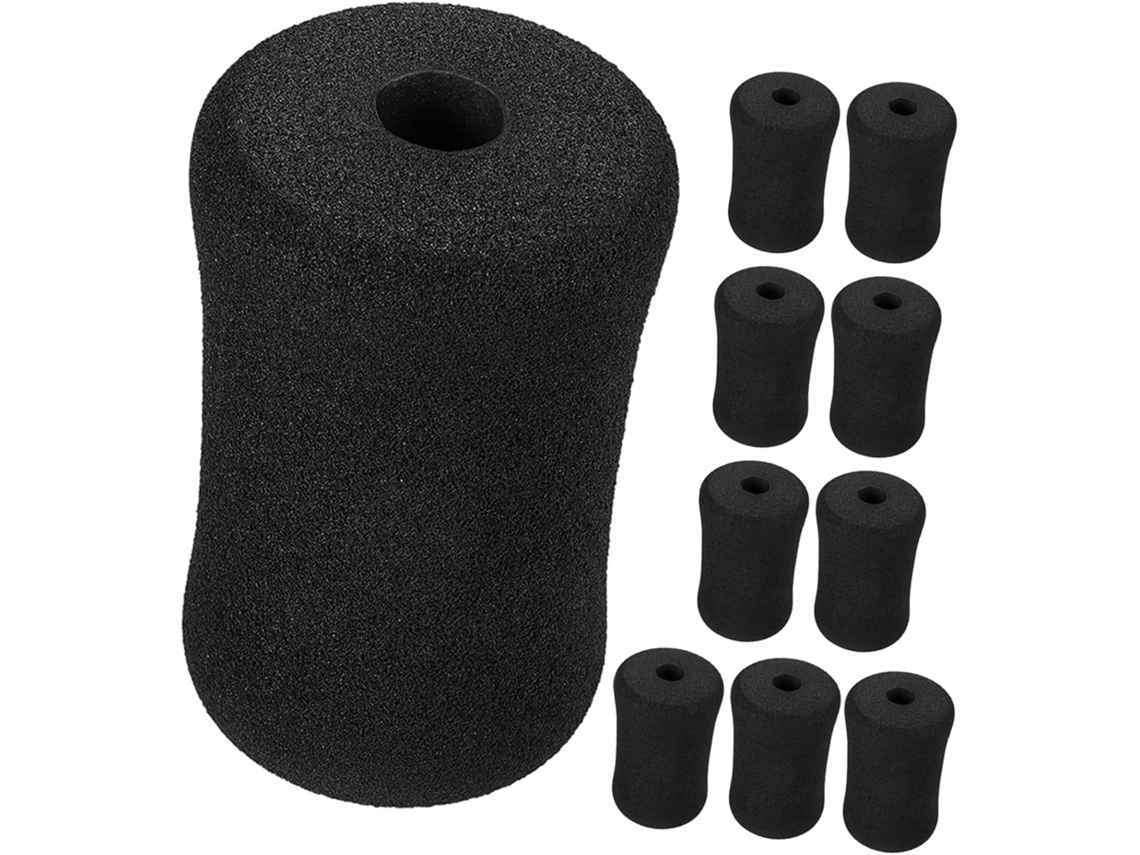 Conjunto De 10 Rolos Espuma Para Equipamentos Ginástica, Capas