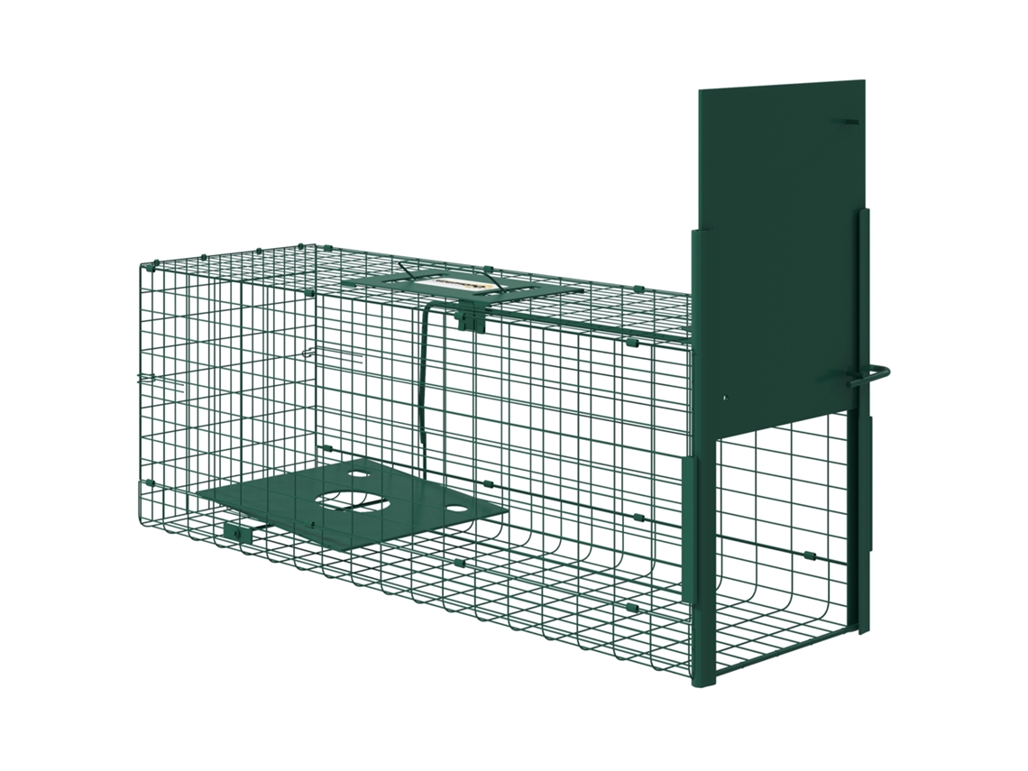 Gaiola armadilha DECORALAR TECH, 80x25x30 cm, verde escuro