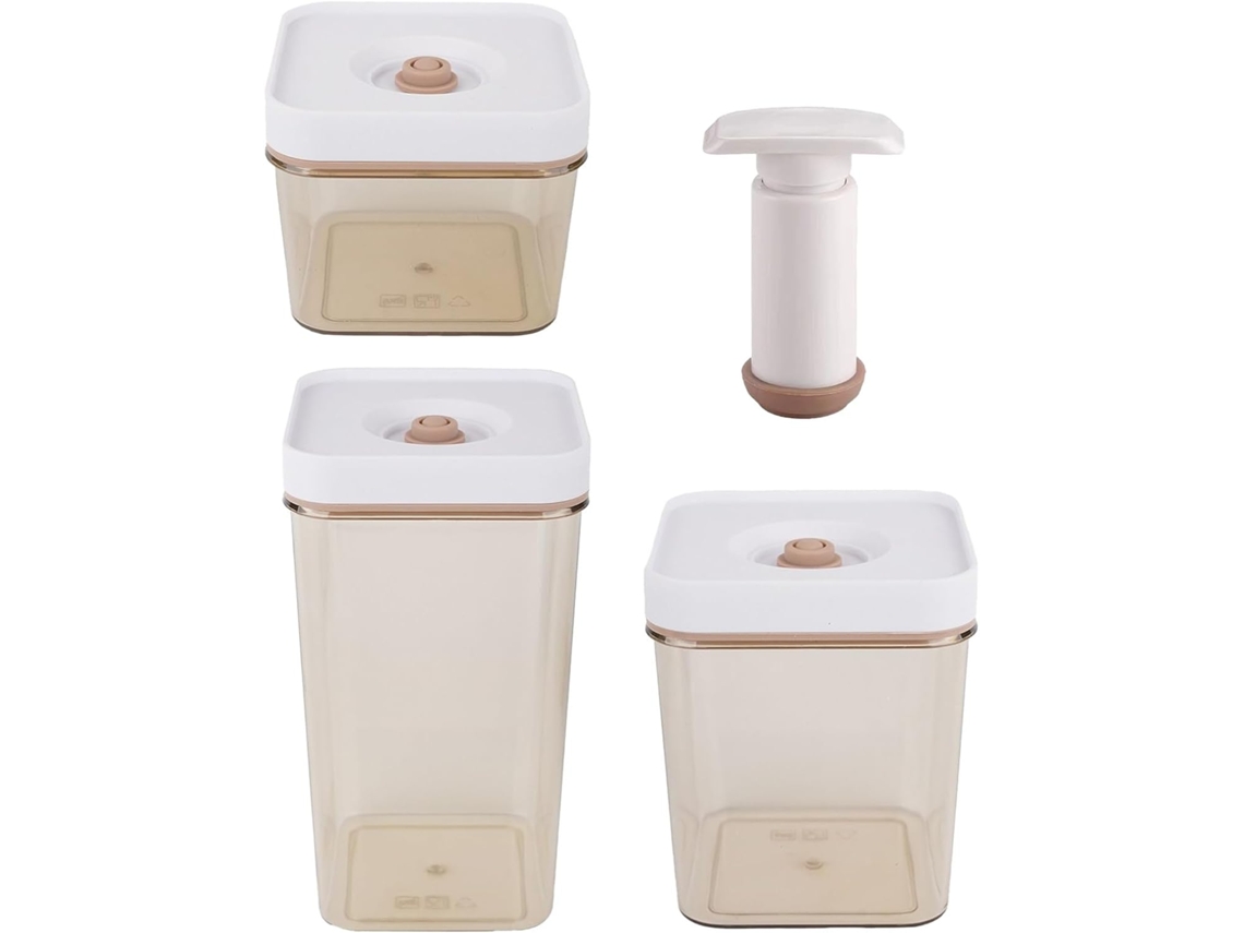 Conjunto De Recipientes Para Alimentos Com Tampas, Potes Herméticos
