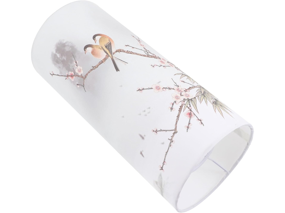 Abajur Pendente Branco Estilo Chinês, Para Sala De Estar E Quarto, Luz Suave.