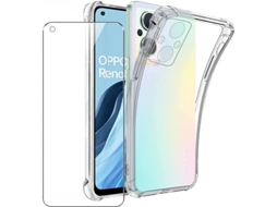 Capa Proteção Bordas Reforçadas Para Oppo Oppo Reno 8 Lite Hongwe.