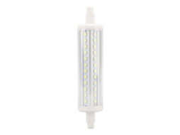Lâmpada Led R7s 10w 6000k 118mm 72 Leds Pc Projetor Dobra Ponta 220v