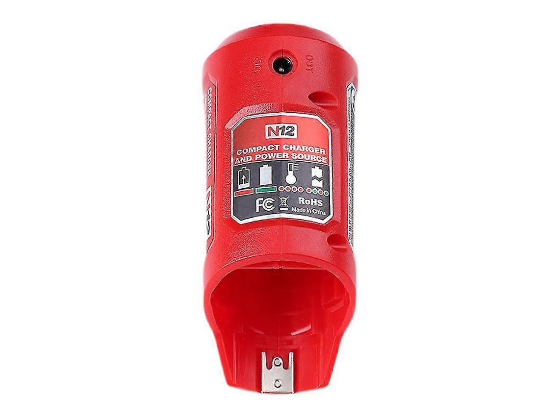 Lurelia Carregador De Bateria Dc12v 12v 2.0a 5v 2.1a Compatível Milwaukee Com Usb