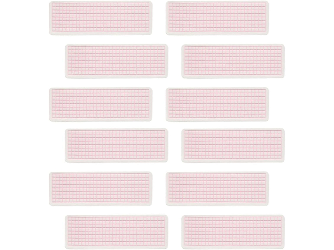 Conjunto De 40 Placas Organizadoras Betooky, Portáteis E Multifuncionais, Em Plástico Rosa, Para Fita Adesiva Decorativa