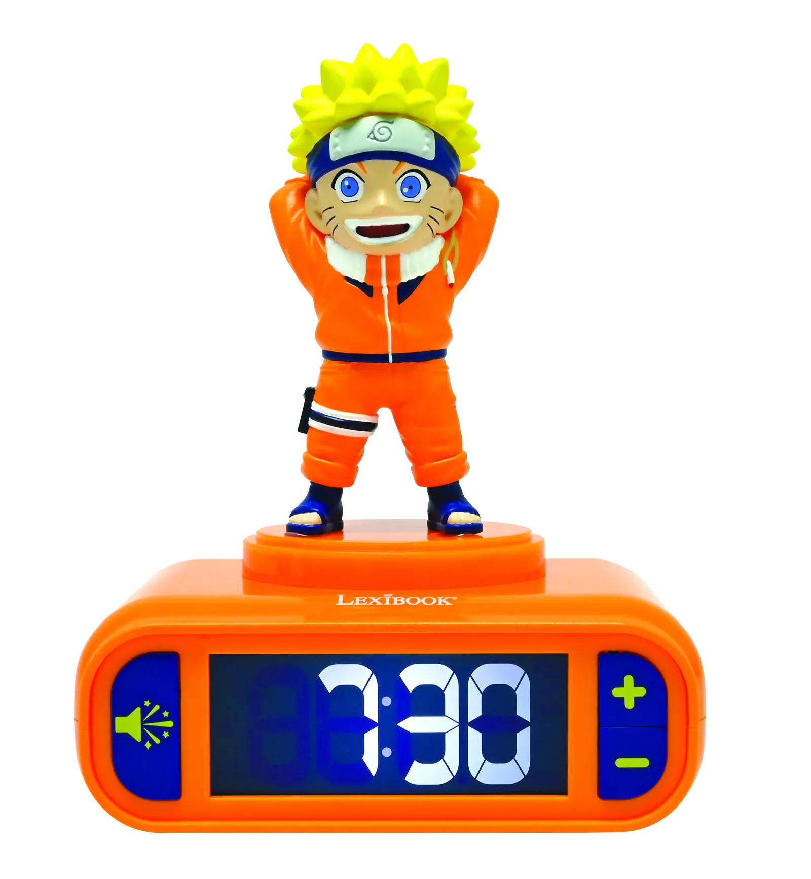 Despertador Com Luz Nocturna Naruto E Sons