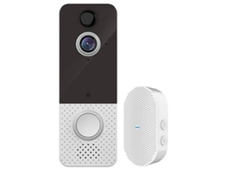 Câmera Campainha Wifi Grande Angular Visão Noturna Armazenamento Nuvem Hd Preto Yizhood