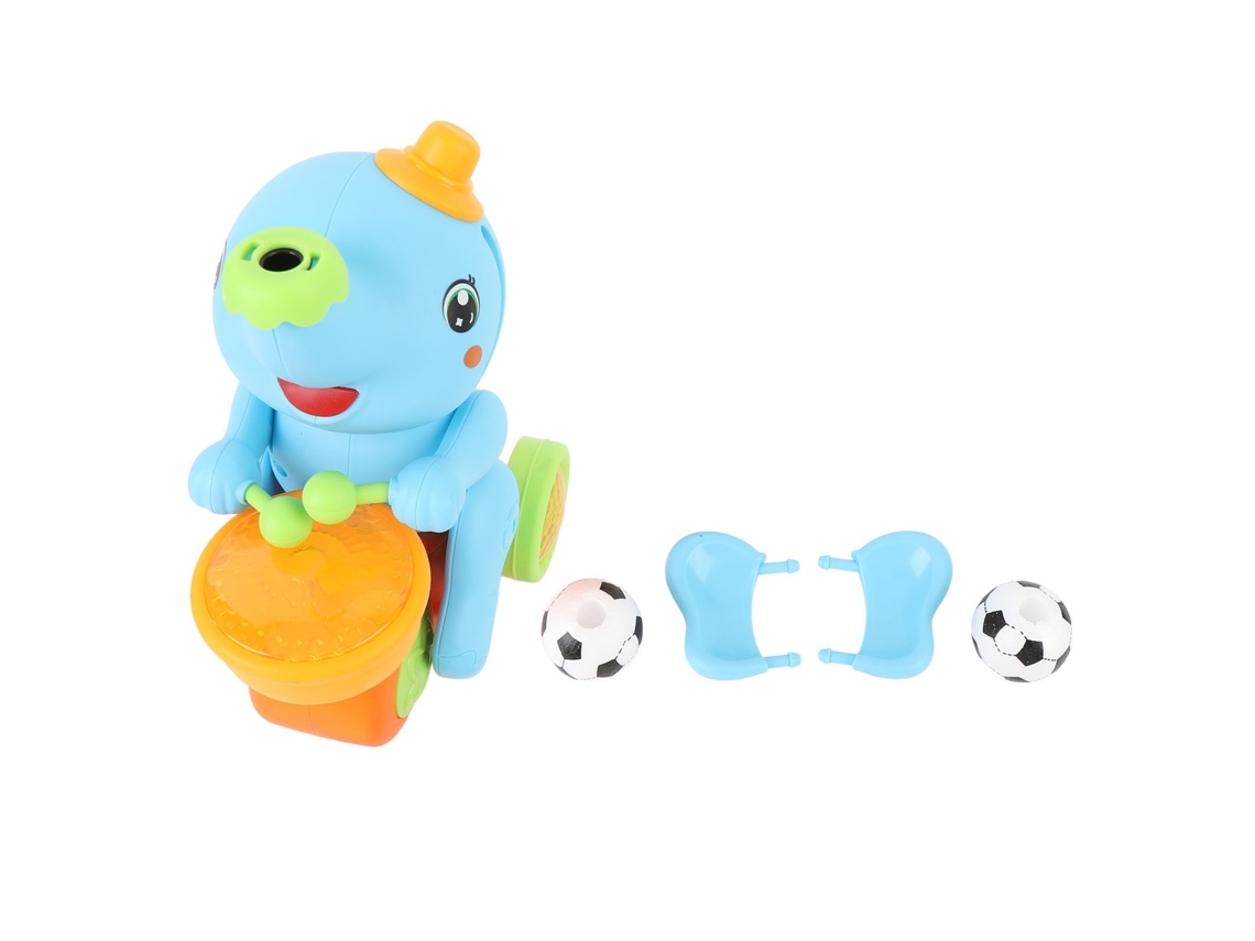 Primerox brinquedo Elétrico Carro Elefante Musical com Luz Bola Flutuante e Bateria