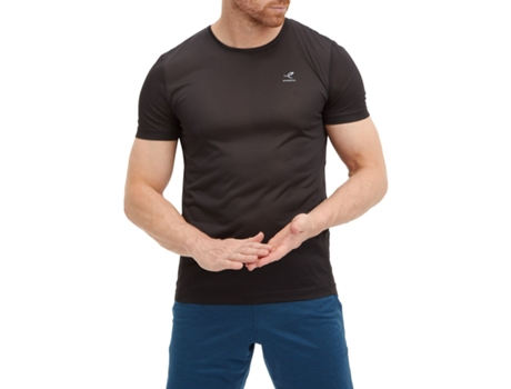 T-Shirt de Homem ENERGETICS Poliéster Preto (S)