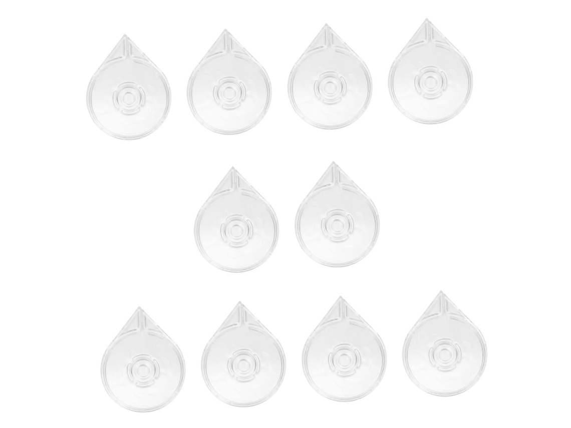 Dispensador de 10 Fitas Adesivas Transparentes para Unhas, Ideal para Manicure, com Design de Fácil Acesso. GOKOCO