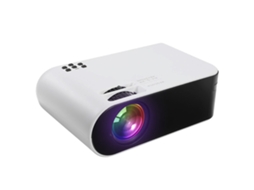 Projetor Lcd Portátil Com Resolução Física 720p, Múltiplas Portas, Branco, Plugue Eua
