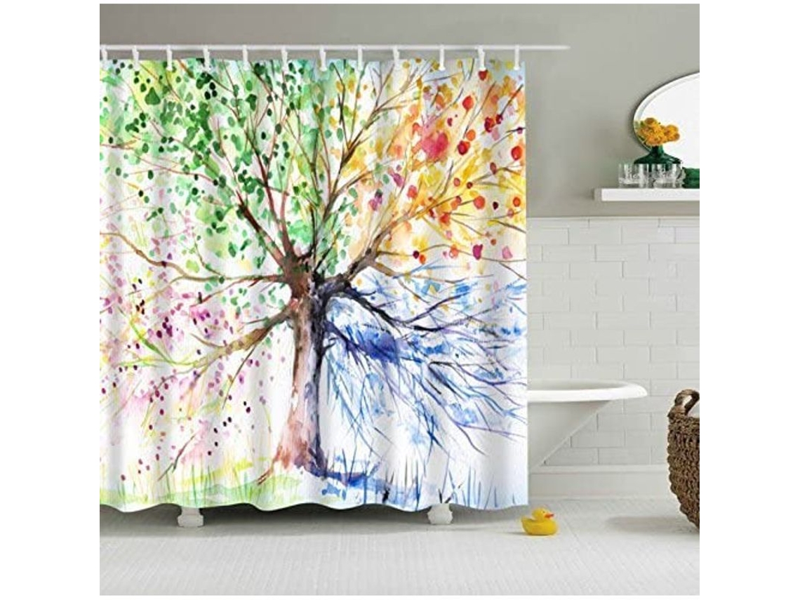 Cortina de Banho Nova Line À Prova d'Água 180x180cm S/MARCA
