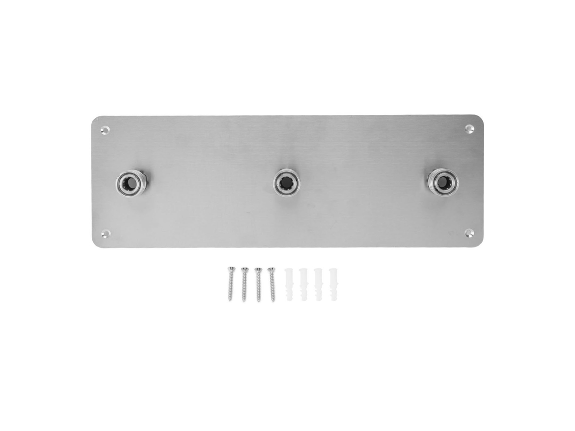 Suporte para lavador a pressão em aço inoxidável montado na parede organizador rack compatível com conexões rápidas de 1/4 polegada | S/MARCA