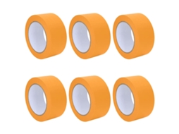 Conjunto 6 Fitas De Máscara Para Pintura Vidaxl Amarelo Papel