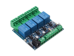 Laxiscreed Módulo Relé 12v 4 Canais Com Isolamento Óptico Para Controle De Circuitos