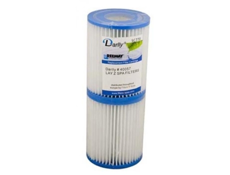 Conjunto de 2 cartuchos de filtro para filtro Flowclear Bestway 58094 Darlly