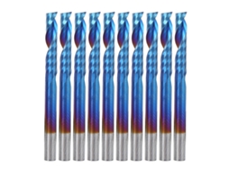 Laxiscreed Cnc Fresa De Carbeto Com Fresa Helicoidal E Revestimento Nano Azul Para Máquinas Cnc