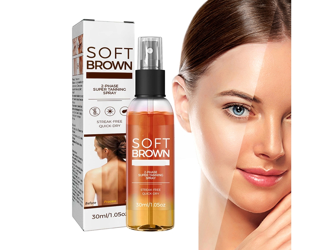 30ml Spray Autobronceador E Acelerador Para Corpo Inteiro
