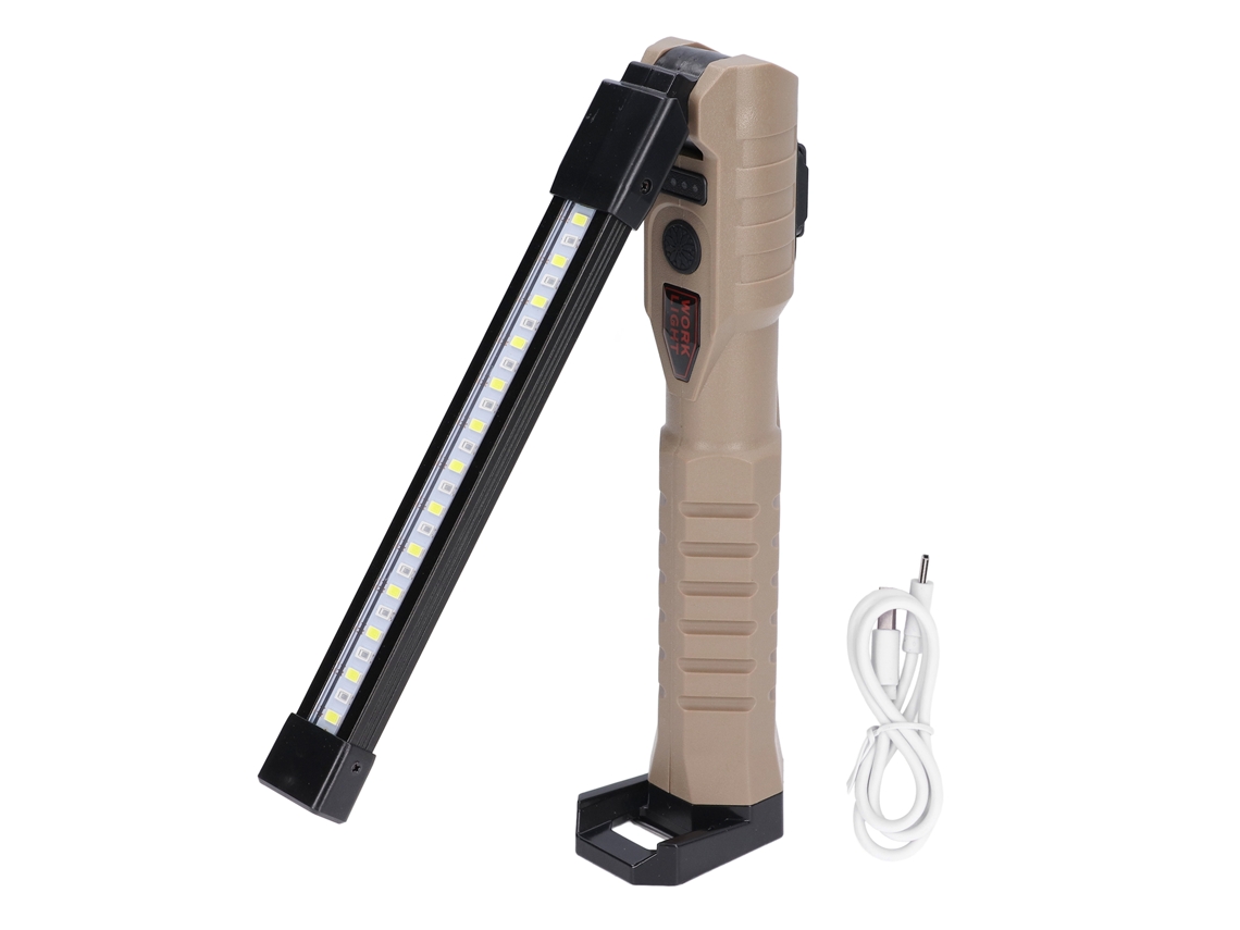 Rebe-lâmpada De Trabalho Led 45 Pérolas 2000lm Carregamento Usb Impermeável Portátil Para Acampamento