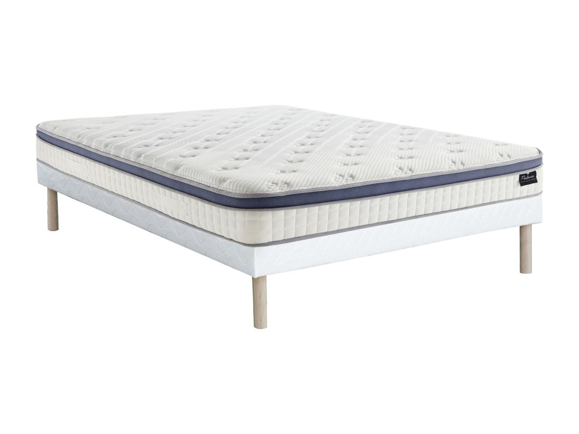 Colchão Com Sommier Estofado VENTE-UNIQUE.PT Malao