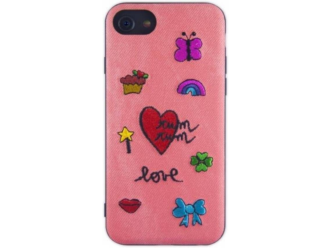 Capa iPhone 6, 6s, 7, 8 SILVIA TOSI Embroidered Tumtum Multicor