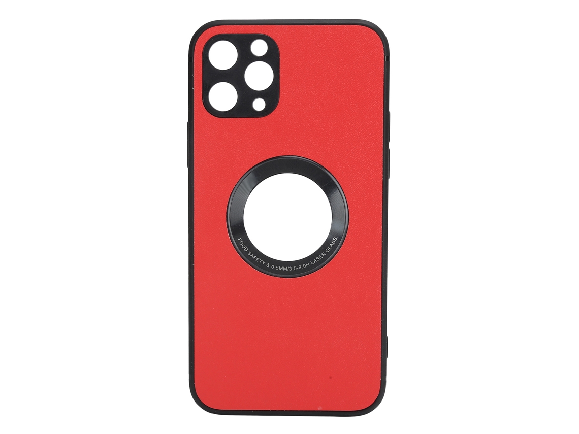 Capa de TPU com couro para iPhone 12/12 Pro EOOCOO