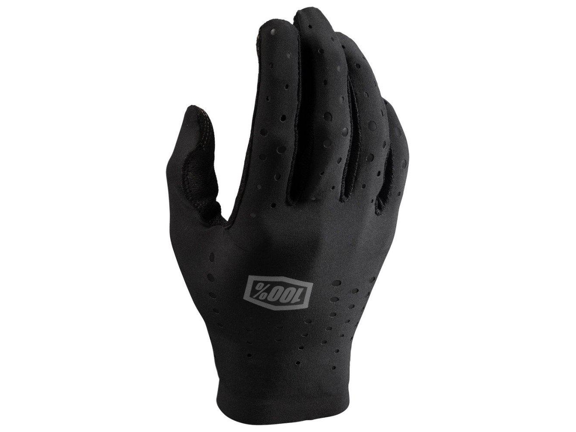 Luvas para Homem 100PERCENT Sling Preto para Ciclismo (L)