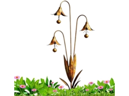 Decoração de Jardim em Metal Especificações: 67 Cm X 33 Cm de Altura, Componente Escultural Detalhado em Forma de CHABERLU